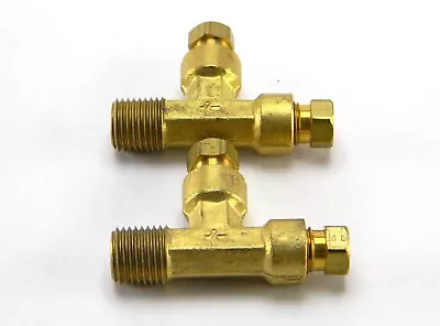 New Lot Of 2 Compression Fitting Adapter 1/2 Male X 1/4 X 1/4 Tube (171 HD 4-4) • $5.50