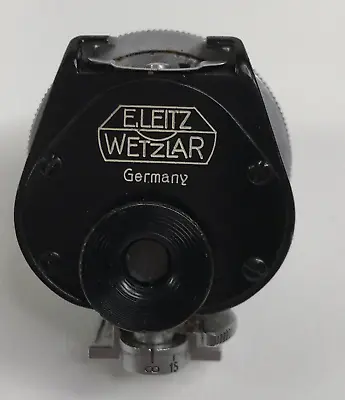 E. Leitz Wetzlar View Finder Attachment 3.5-13.5 For Leica Cameras Germany • $46.11