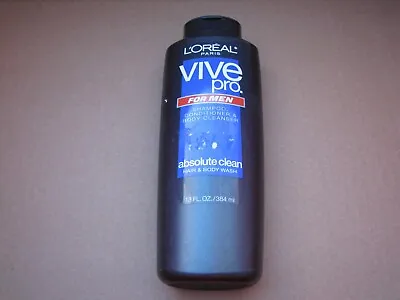 1 New L'oreal Vive Pro For Men Absolute Clean Shampoo Hair Body Wash 13 Oz • $29.88