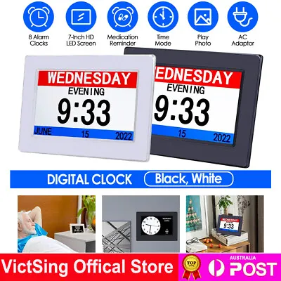 Digital Picture Frame Photo/Music/Video Player/Calendar/Alarm Clock With Remote • $55.28