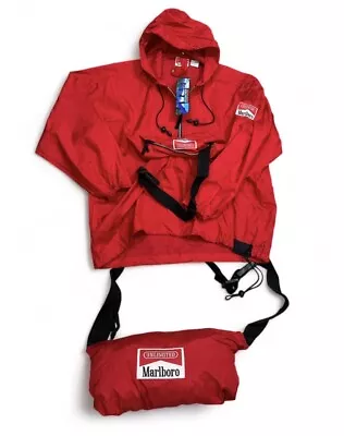 Vintage 90’s Marlboro Bag Windbreaker Jacket Sz L NWT • $35