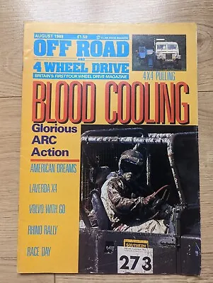 Off Road And 4 Wheel Drive Magazine August 1989 • £2.99