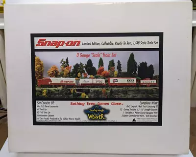 Snap-On Tools O Gauge Limited Edition Model Train Set 2002 Weaver SEALED • $299.99