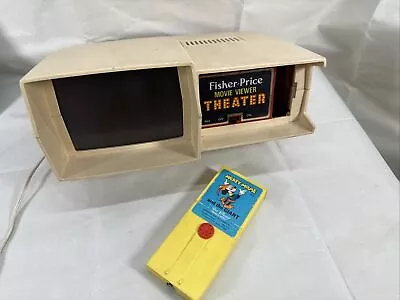 Vintage 1977 Fisher Price Movie Viewer Theater W Mickey Mouse & The Giant Tape • $49.99