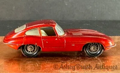 Matchbox Lesney Jaguar E Type 1964  32B  VG Red Black Tires • $15