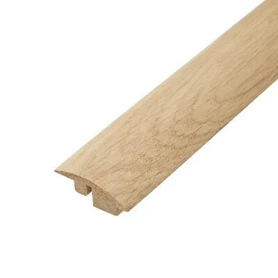 Semi Ramp Reducer CARPET WOOD Flooring Profile Trims Door Threshold Cover OAK • £19.99