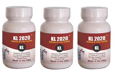 Liver And Kidneys Wellness-KL 2020 (3 Bottles Caps 60 Cnt) • £87