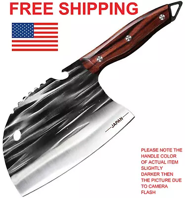 Viking Knife Asian Kitchen Knife Butcher Chef Boning Knife Cleaver Chopping Meat • $14.99