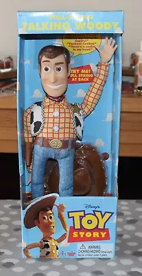 Disney's Toy Story Figure ( Pull-string Talking Woody - 1995 ) Boxed & Working!! • £174.99