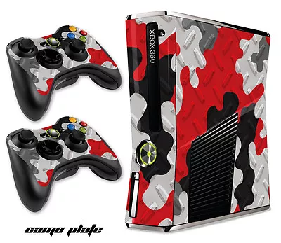 Skin Decal Wrap For Xbox 360 Slim Gaming Console & Controller Xbox360 Slim CAMOR • $8.95