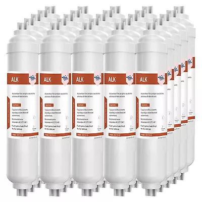 1-25Pack Alkaline Water Filter PH+ Inline Mineral Ionizer Cartridges Replacement • $99.99