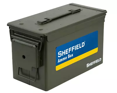 Sheffield 12642 Military Style 50-Cal Ammo Can Airtight And Water-Resistant • $25.97