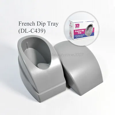 DL-C439 Nail Dipping Powder French Tray Manicure Mould Nail Dip Container • $12.95