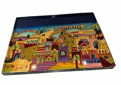 Yair Emanuel Hand Painted Challah Board From Israel **READ** • $100