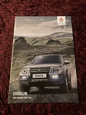 Mitsubishi Shogun Brochure 2017 UK Issue 01/17 Inc Warrior & Barbarian • $12.62