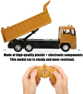 RC Tipper Truck Remote RC Truck Dump Truck Remote Control Toy Kids Excavator Toy • $58.35