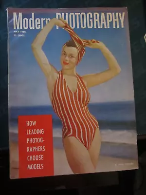 Modern Photography Magazine May 1950 How To Choose Models Swimsuits 50 • $29.99