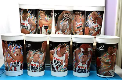1992 USA Olympic Basketball Dream Team McDonald's Collector Cups Set 10 • $50