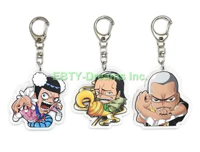 Set Of 3 OP Anime Acrylic Keychain Bon Clay (Mr. 2) Crocodile Daz Bonez Mr. 1 • $12