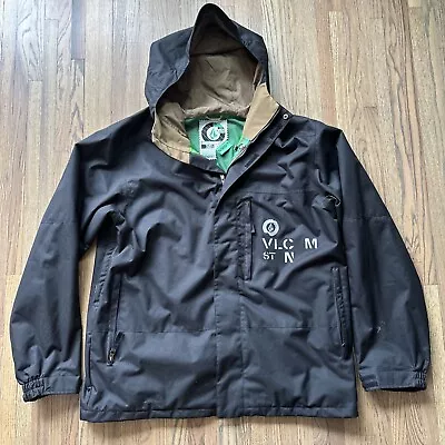 Volcom Nimbus Jacket Men’s SZ XL 8000MM Ski Snowboard Hooded Full Zip Coat • $84.99