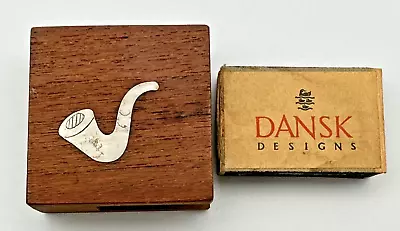 Vintage Dansk Mid Century Denmark Teak Matchbox Holder - Tobacco Pipe Match Safe • $12.95