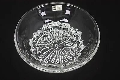 Vintage Hadeland Crystal  Nautilus  Bowl Willy Johannson Norway • £22