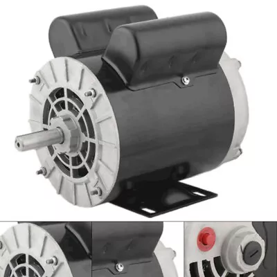 2 HP Air Compressor Electric Motor 56 Frame Single Phase 3450 RPM 115/230V Volt  • $122.55