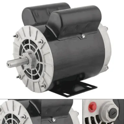 2HP SPL Compressor Duty Electric Motor 115/230V 3450 RPM 56 Frame 5/8  Shaft US • $121.26