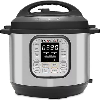 Instant Pot Duo Stainless Steel 7-in-1 Electric Digital Pressure Cooker - 3QT • $129.99