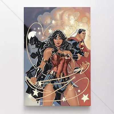 $54.95 • Buy Justice League Poster Canvas Vol 4 #28 DC Superhero Comic Book Art Print