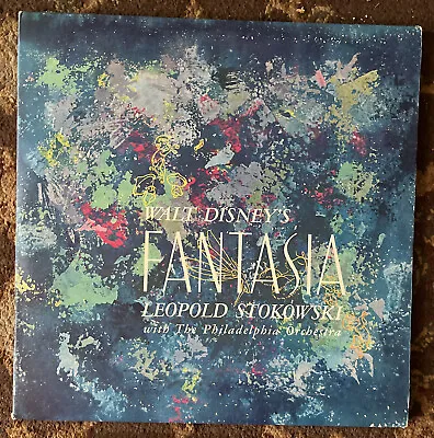 Leopold Stokowski Walt Disney's Fantasia Vista 101  Record Album 3-LP Vinyl VG+ • $49.95