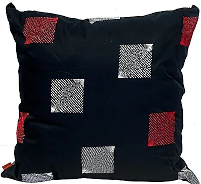 MISSONI HOME CUSHION EMBROIDERED SATEEN COTTON Feather Nomite 40x40cm  INGHE T60 • £93.44
