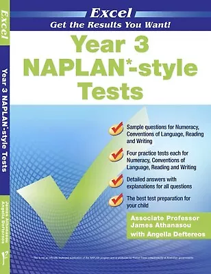 Excel Year 3 NAPLAN*- Style Tests • $111