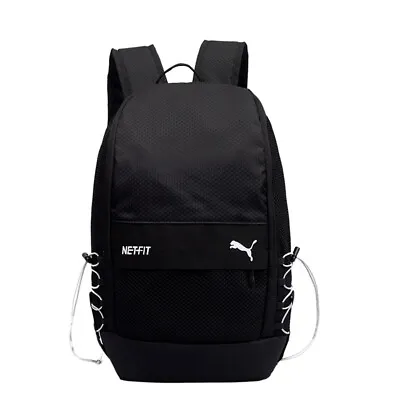 $39.95 • Buy Puma Net Synthetic Light Weight Travel Bag Casual Backpack - Black