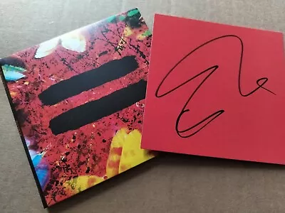 Ed Sheeran Cd With Signed Art Card • $39.99