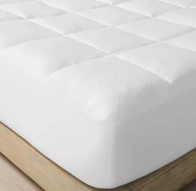 Casaluna King Memory Foam & Down Alternative Mattress Pad White • $61.59