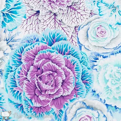  1/2 Metre Kaffe Fassett Brassica: Sky- Cotton Quilting Fabrics • £8.60