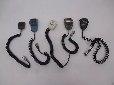 Lot 5 Vtg CB Radio Mic Microphones Motorola Shure Brothers Heath As Is Parts • $49.95