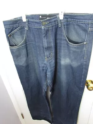 Vintage Mecca Jeans Mens 42x31 Dark Wash Denim Baggy Classic Fit Y2K Rap • $20.97