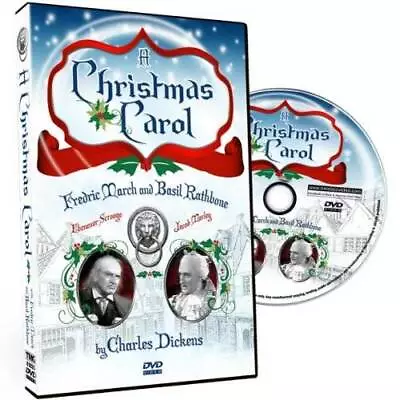 A Christmas Carol - DVD By Fredric MarchBasil Rathbone - VERY GOOD • $9.07