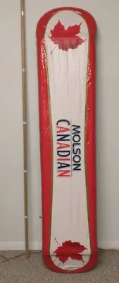 Vintage Molson Beer Inflatable Snowboard 5+ Feet Advertising Sign Blow Up • $19.99