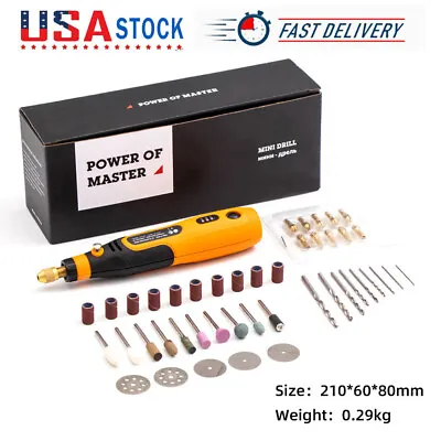 Mini Electric Hand Drill Punch Tool Cordless Electric Drill Kit Screwdriver USA • $21.99