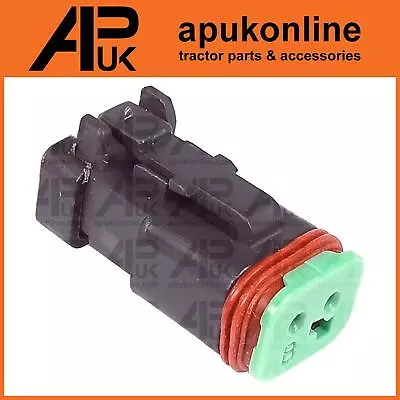 2 Pin Plug Work Light Wiring Harness Lamp Socket Connector For JCB • £4.59