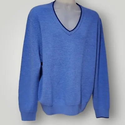 Brooks Brothers  346  Merino Wool Sweater In Blue Men's Size XL • $26.50