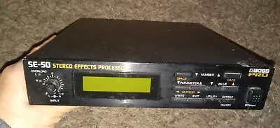 Boss Pro Se-50 Stereo Effects Processor 1/2 Rack Original Vintage Unit  • $135