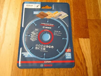 Bosch Expert Carbide Multi Cutting Disc 115mm Pack Of 1 / Brand New • £9.99