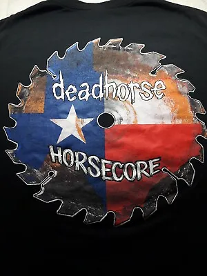 ●Rare● DEAD HORSE THRASH METAL ROCK CONCERT T-SHIRT New Design Devastation DRI  • $41.23