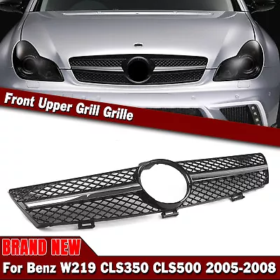 Black Front Grille Grill For Mercedes Benz W219 CLS350 CLS500 2005-2008 CLS Amg • $83.99