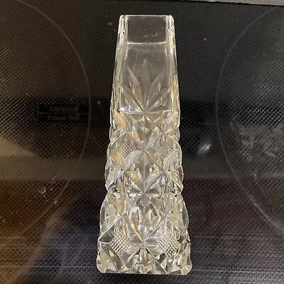 £29.01 • Buy Imperlux German Lead Cut Crystal 7  Vase Amphora Vintage