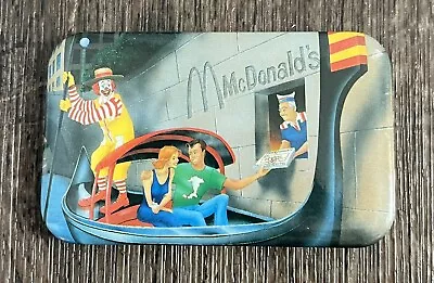Vintage Mcdonald's Pizza Ronald Gondola Mcpizza Drive-thru Pinback Button Pin • $19.99